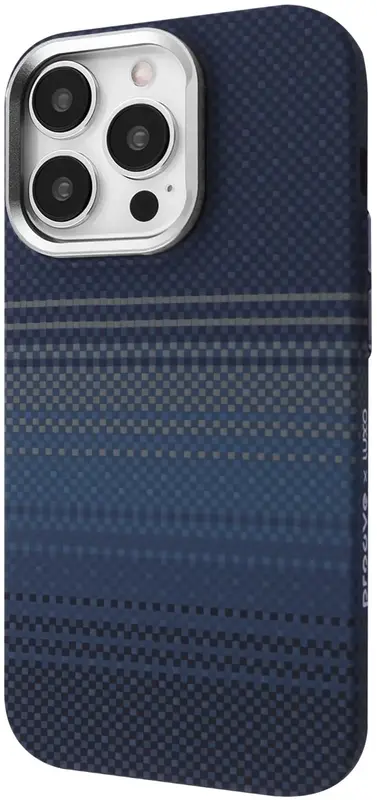 Чохол Proove Gleam Case with Magnetic Ring iPhone 15 Pro (blue stripes) - фото - №0