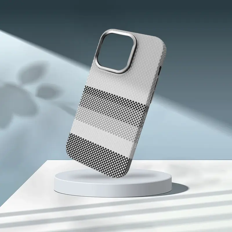 Чохол Proove Gleam Case with Magnetic Ring iPhone 15 Pro (white borders) - фото - №3