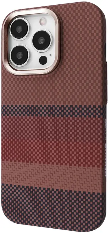 Чохол Proove Gleam Case with Magnetic Ring iPhone 15 Pro (gold borders) - фото - №0