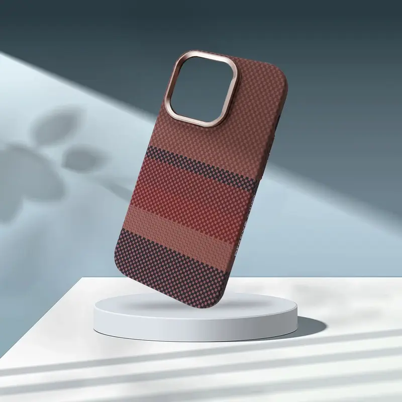 Чохол Proove Gleam Case with Magnetic Ring iPhone 15 Pro (gold borders) - фото - №4