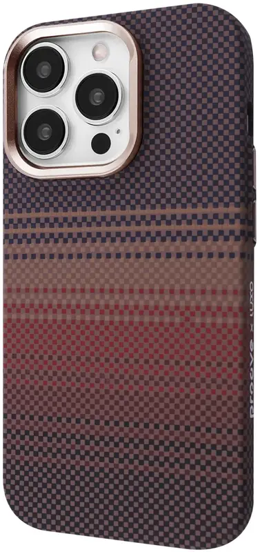 Чохол Proove Gleam Case with Magnetic Ring iPhone 15 Pro (gold stripes) - фото - №0