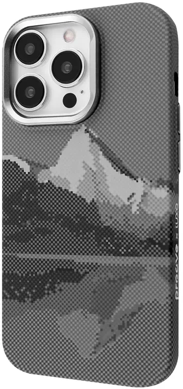 Чохол Proove Gleam Case with Magnetic Ring iPhone 15 Pro (silver peak) - фото - №0