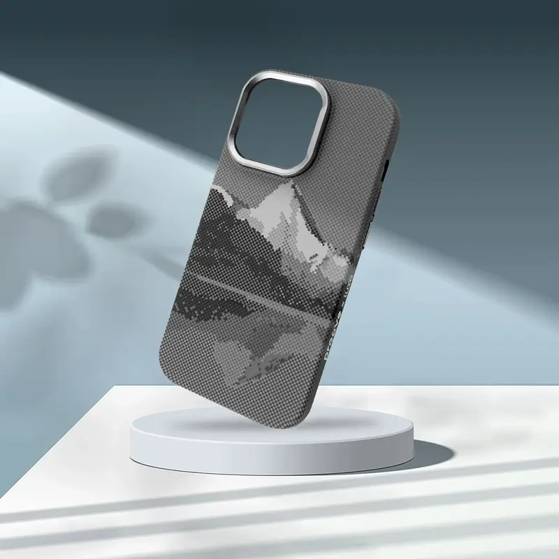 Чохол Proove Gleam Case with Magnetic Ring iPhone 15 Pro (silver peak) - фото - №3