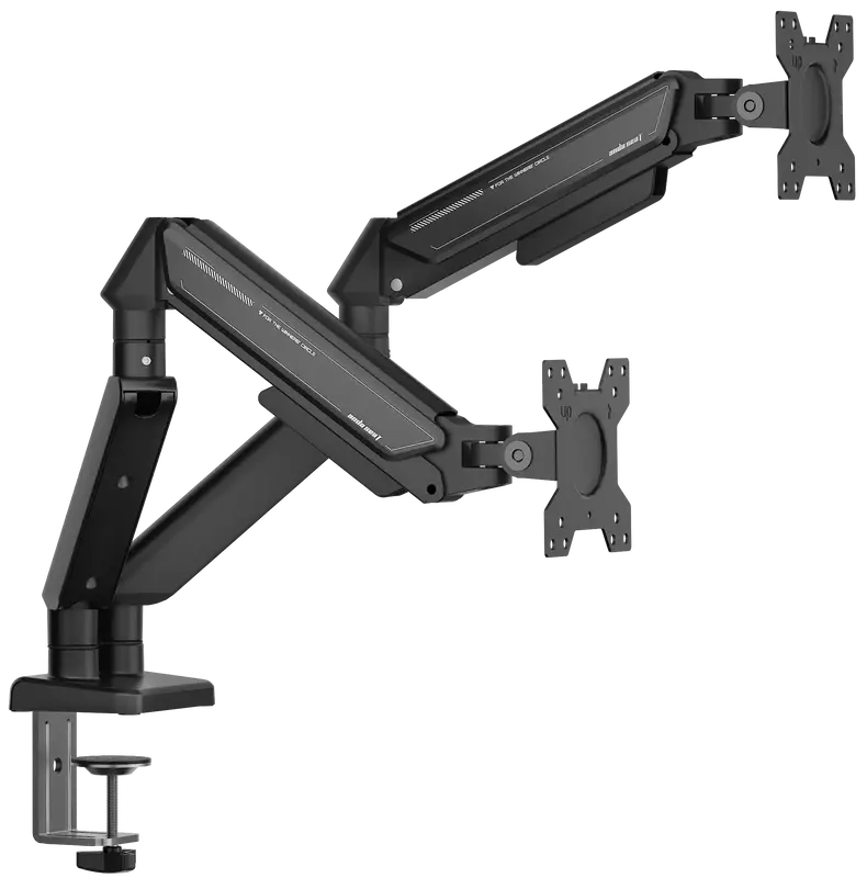 Настольное крепление для монитора Anda Seat Stealth II Duo 17''-32'' Black - фото - №1