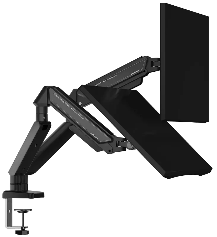 Настольное крепление для монитора Anda Seat Stealth II Duo 17''-32'' Black - фото - №5