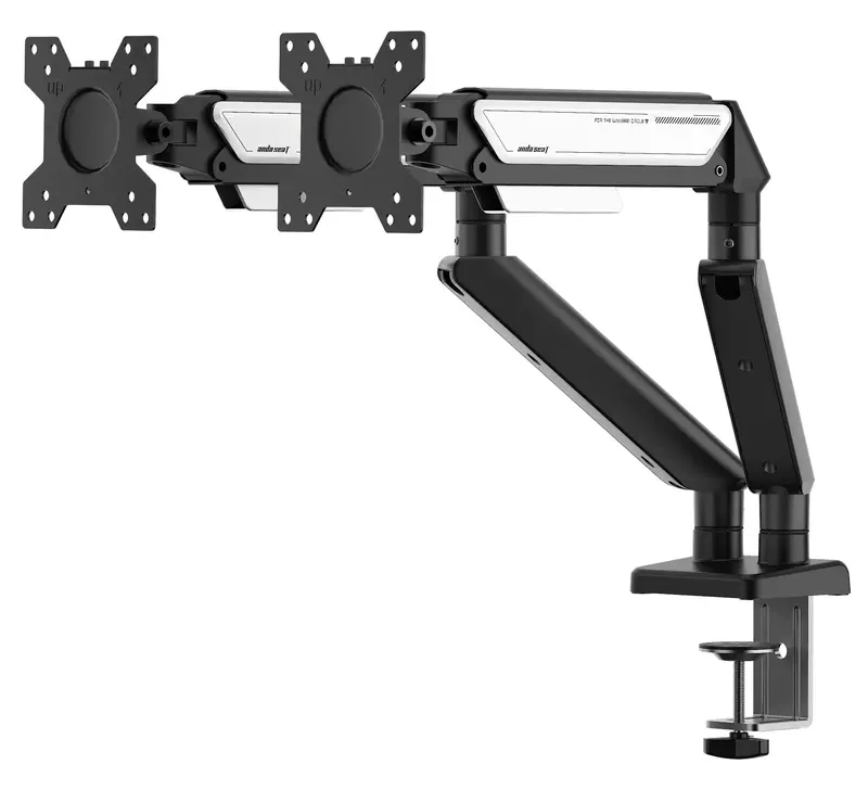 Настільне кріплення для монітора Anda Seat Stealth II Duo 17'“-32”' Black & White - фото - №4