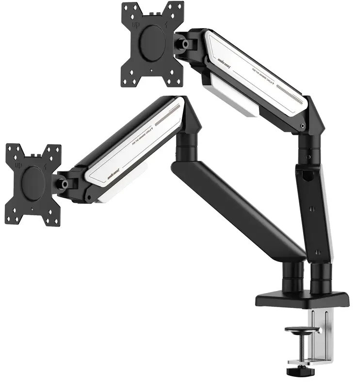Настільне кріплення для монітора Anda Seat Stealth II Duo 17'“-32”' Black & White - фото - №3