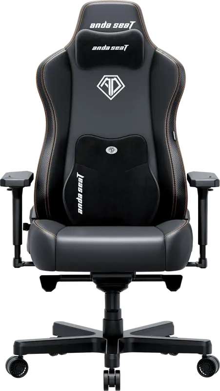 Ігрове крісло Anda Seat Kaiser 3E XL Black PVC - фото - №0