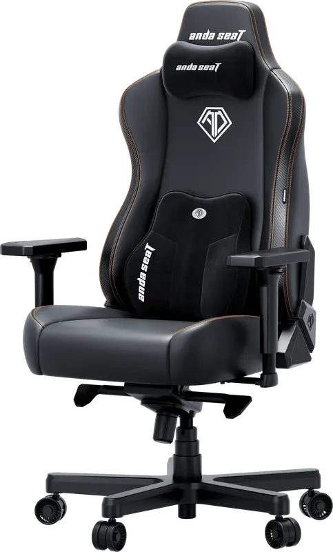 Ігрове крісло Anda Seat Kaiser 3E XL Black PVC - фото - №2