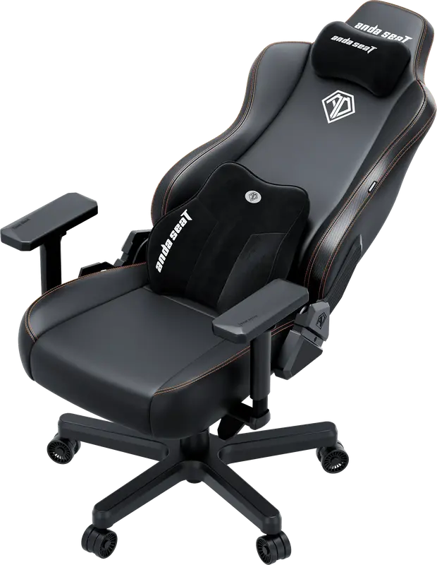 Ігрове крісло Anda Seat Kaiser 3E XL Black PVC - фото - №6