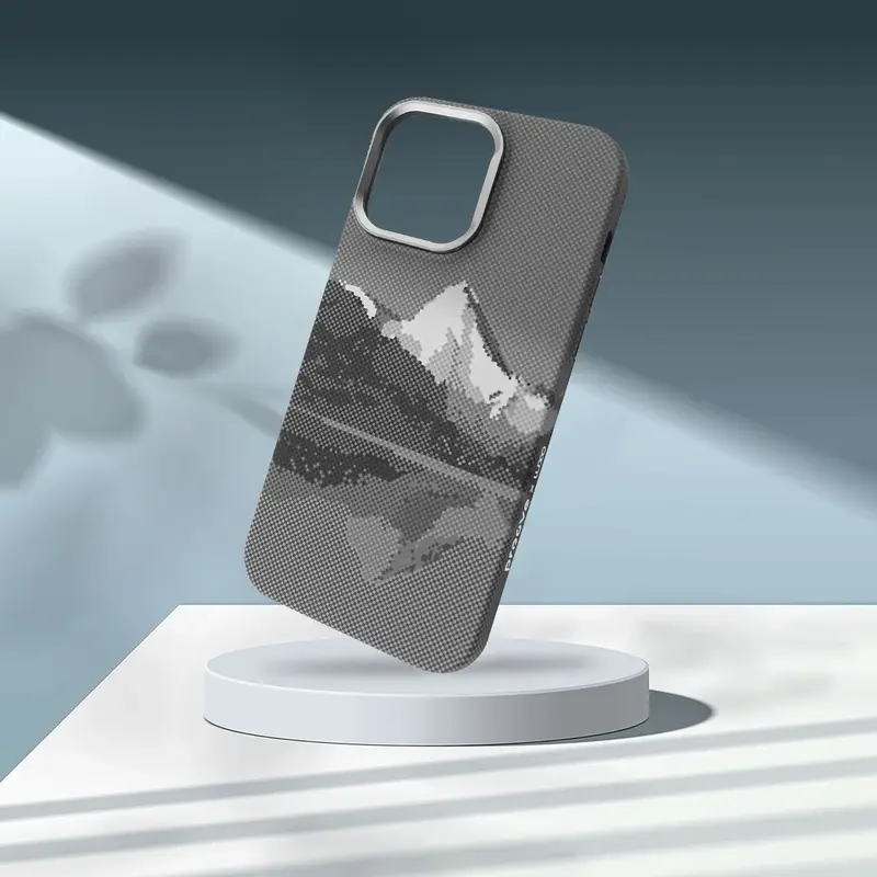 Чохол Proove Gleam Case with Magnetic Ring iPhone 15 Pro Max (silver peak) - фото - №3