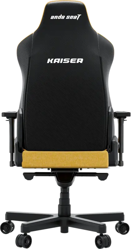 Ігрове крісло Anda Seat Kaiser 3E XL Bright Yellow Fabric - фото - №3