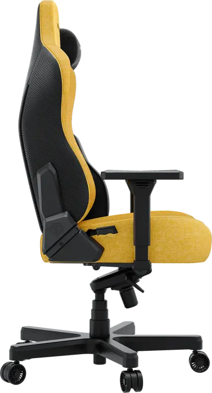 Ігрове крісло Anda Seat Kaiser 3E XL Bright Yellow Fabric - фото - №4