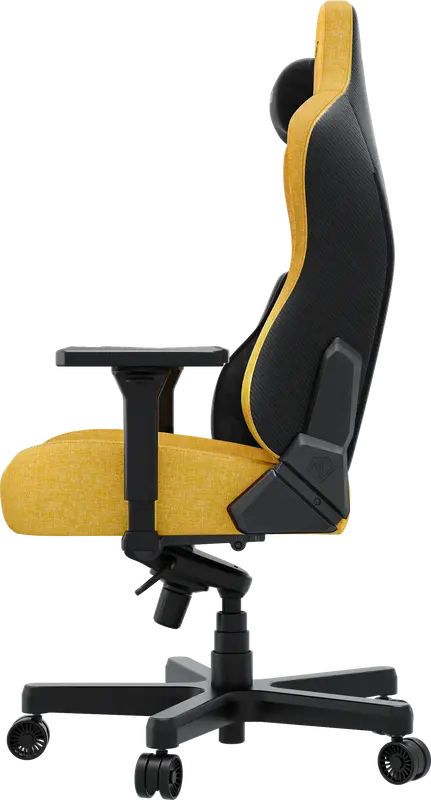 Ігрове крісло Anda Seat Kaiser 3E XL Bright Yellow Fabric - фото - №5