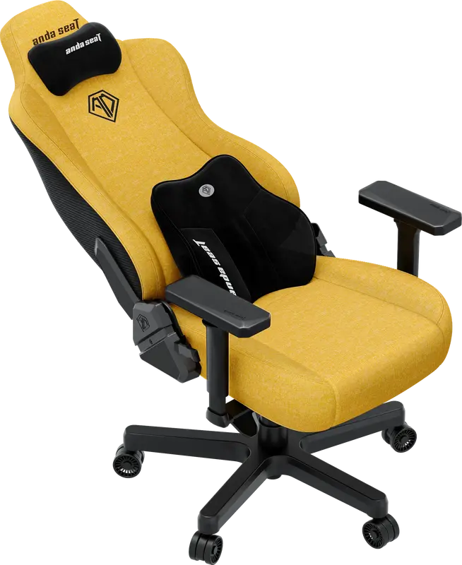Ігрове крісло Anda Seat Kaiser 3E XL Bright Yellow Fabric - фото - №7