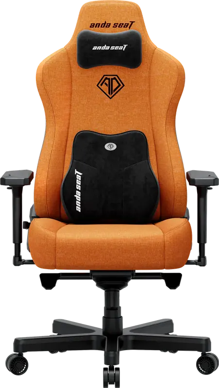 Игровое кресло Anda Seat Kaiser 3E XL Orange Fabric - фото - №0