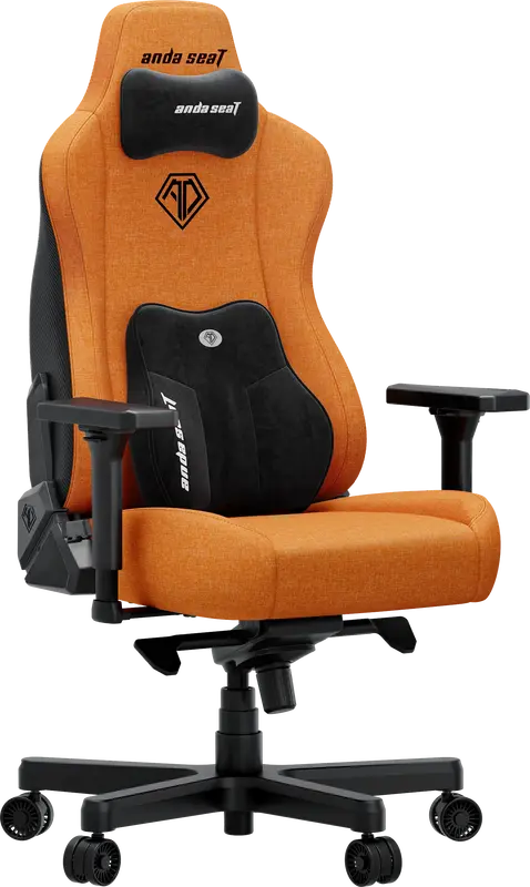 Игровое кресло Anda Seat Kaiser 3E XL Orange Fabric - фото - №1