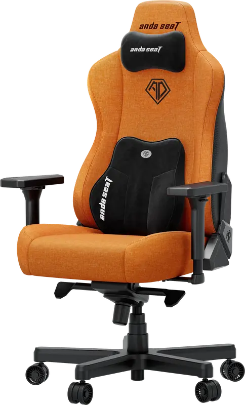 Игровое кресло Anda Seat Kaiser 3E XL Orange Fabric - фото - №2