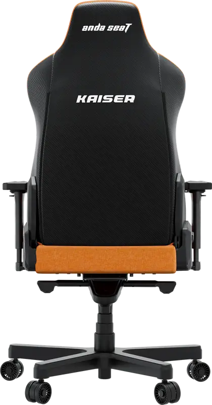 Игровое кресло Anda Seat Kaiser 3E XL Orange Fabric - фото - №3