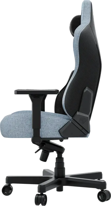Ігрове крісло Anda Seat Kaiser 3E XL Сіро-блакитна тканина - фото - №5