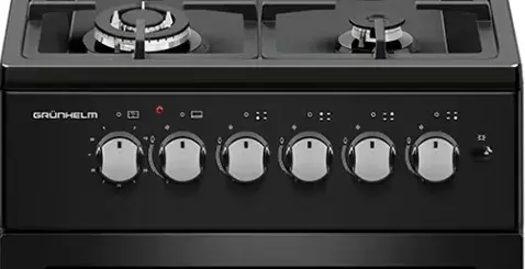 Плита газовая Grunhelm G4F56124B - фото - №4