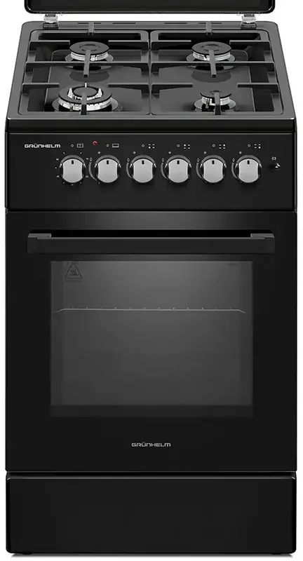 Плита газовая Grunhelm G4F56124B - фото - №0
