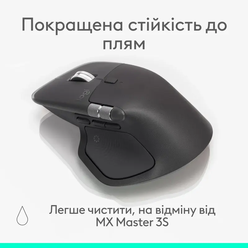 Миша Logitech MX Master 4 Performance Wireless Mouse - GRAPHITE - фото - №8