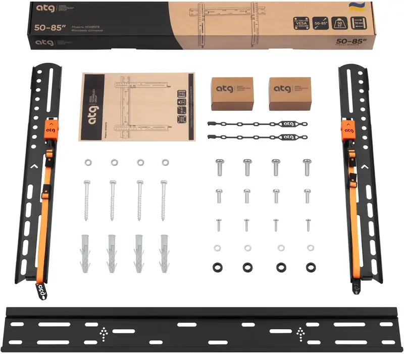 Кронштейн ATG W5085FB (50"- 85" Статичний) - фото - №5