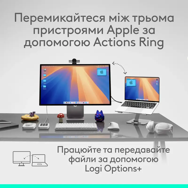 Миша Logitech MX Master 4 for Mac Performance Wireless Mouse - SPACE BLACK - фото - №9