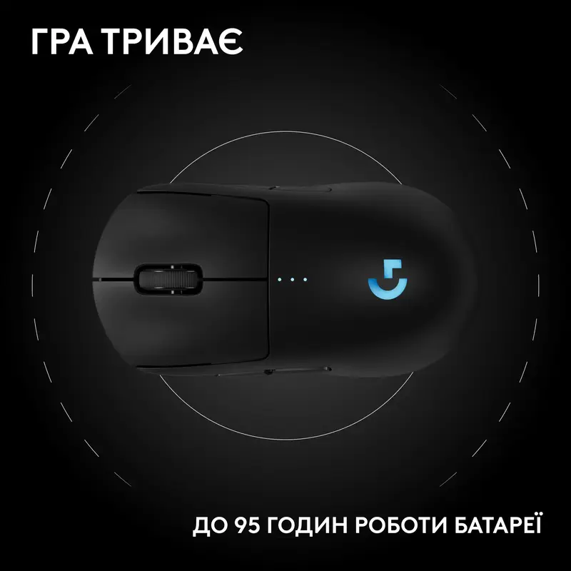 Мышь игровая Logitech G PRO 2 LIGHTSPEED Wireless Gaming Mouse - BLACK - фото - №11