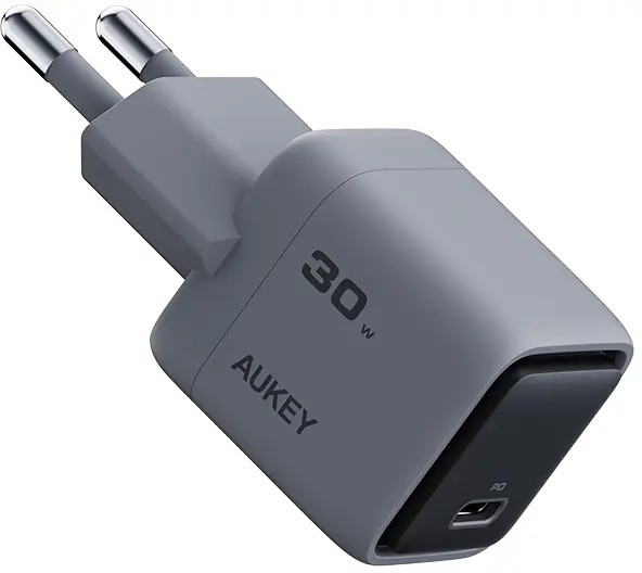 Ун. МЗП Aukey Comet Mini (PA-C1) 30W GaN PD Type-C чорний - фото - №0