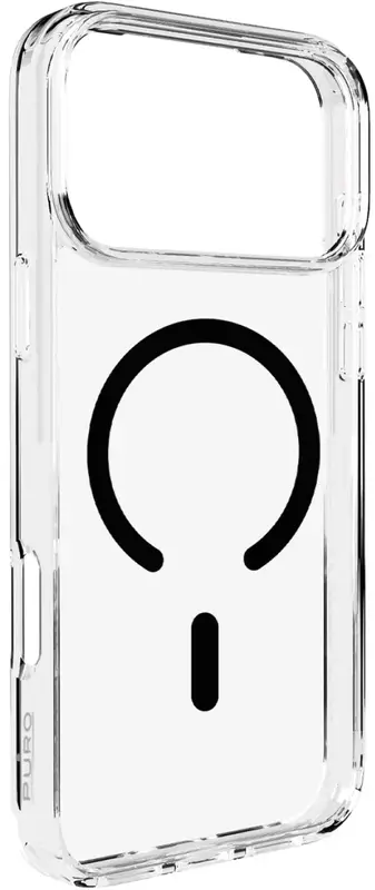 Чохол Puro Cover in TPU+PC "LITE MAG" with Magsafe for iPhone 17 Pro Max Transparent Black (PUIPC17P69LITEMBLK) - фото - №0
