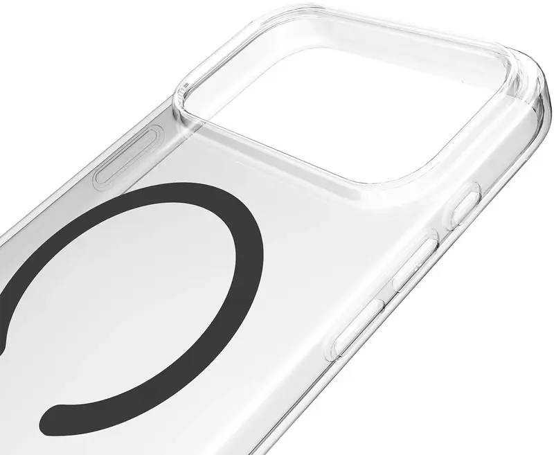 Чохол Puro Cover in TPU+PC "LITE MAG" with Magsafe for iPhone 17 Pro Max Transparent Black (PUIPC17P69LITEMBLK) - фото - №1