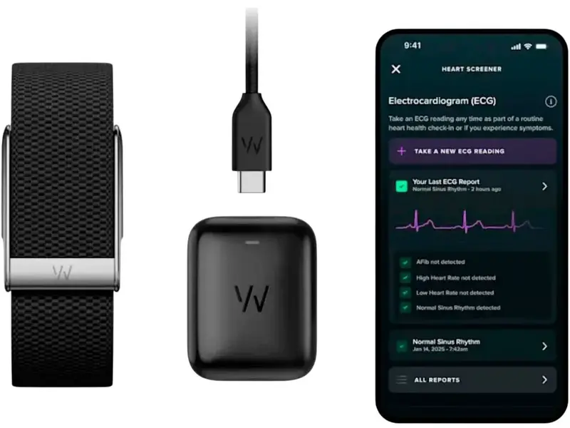 WHOOP 5.0 MG Life Obsidian/Titanium 12 Month Membership - фото - №1