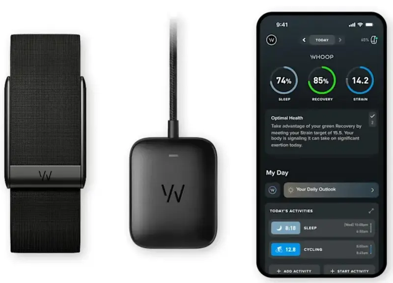 WHOOP 5.0 One Jet Black CoreKnit 12 Month Membership - фото - №2