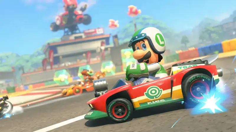 Гра консольна Switch 2 Mario Kart World, картридж - фото - №2