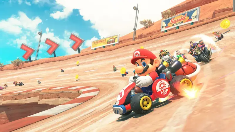 Гра консольна Switch 2 Mario Kart World, картридж - фото - №5