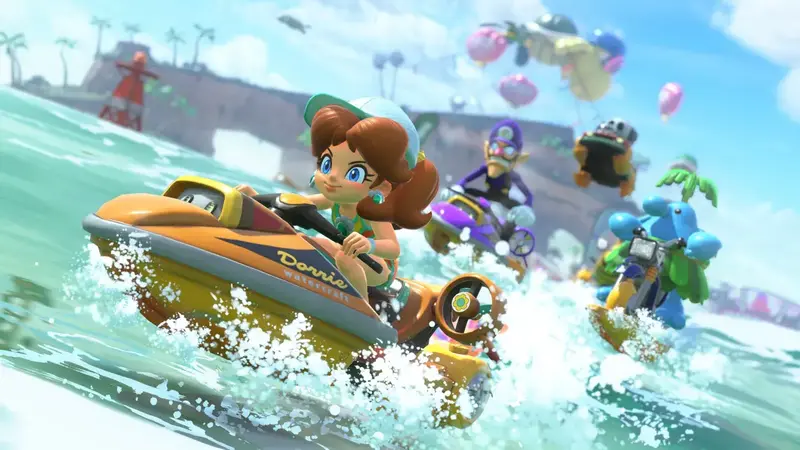 Гра консольна Switch 2 Mario Kart World, картридж - фото - №6