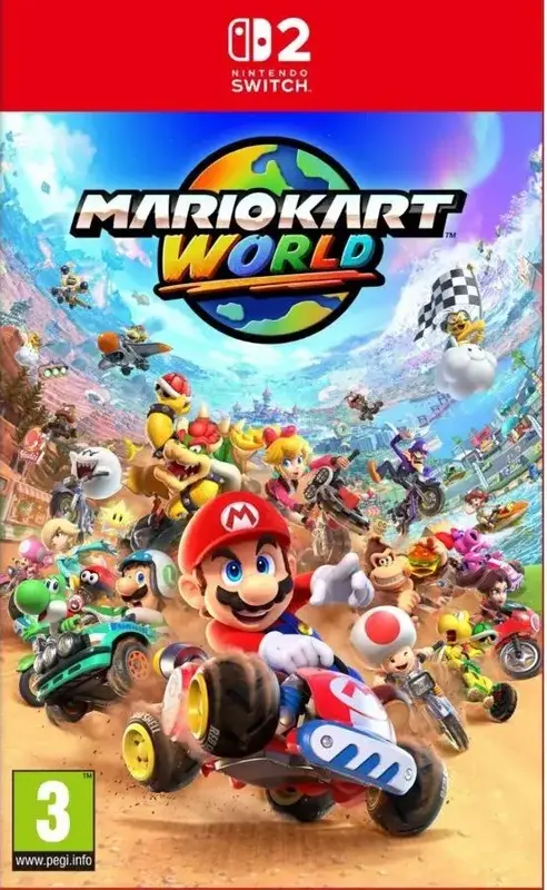 Гра консольна Switch 2 Mario Kart World, картридж - фото - №0