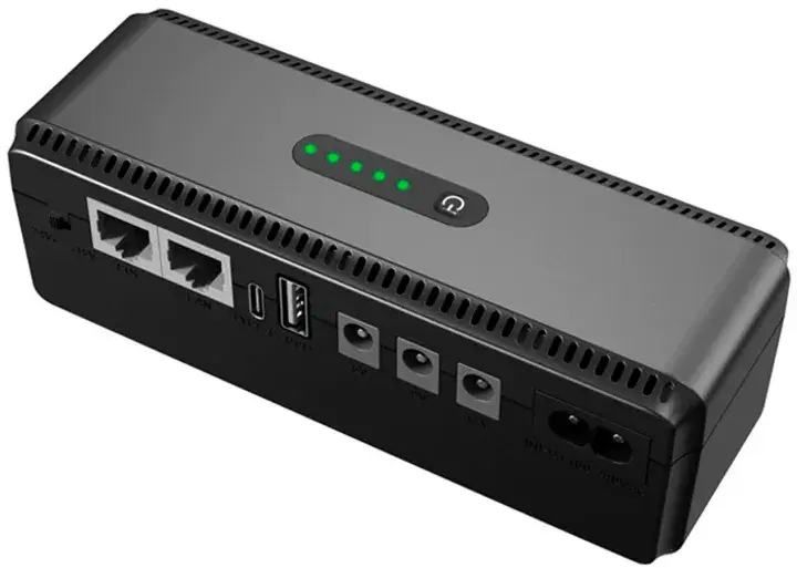 ПортДБЖ для WiFi маршрутизатора YEPO Smart DC-UPS New 2025 (10400mAh/DC/5-24V/POE) - фото - №0