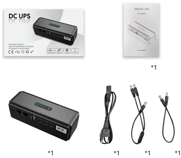 ПортДБЖ для WiFi маршрутизатора YEPO Smart DC-UPS New 2025 (10400mAh/DC/5-24V/POE) - фото - №5