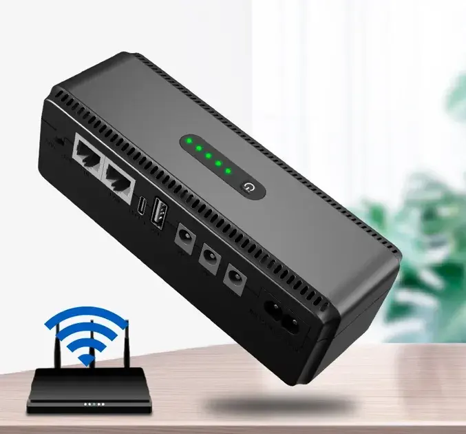 ПортДБЖ для WiFi маршрутизатора YEPO Smart DC-UPS New 2025 (10400mAh/DC/5-24V/POE) - фото - №2