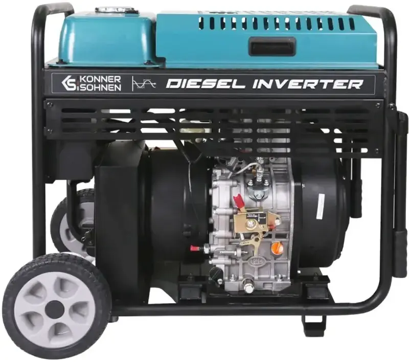 Дизельний інверторний генератор Konner&Sohnen KS 9500IDE ATSR, 230В, 9,5кВт, АВР(ATS), електростартер - фото - №0