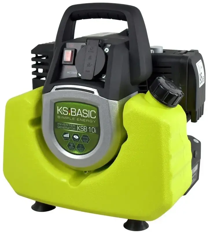 Генератор бензиновий інверторний Konner&Sohnen KSB 10i, 230В, 1.0кВт, ручний стартер, 8.5кг - фото - №0