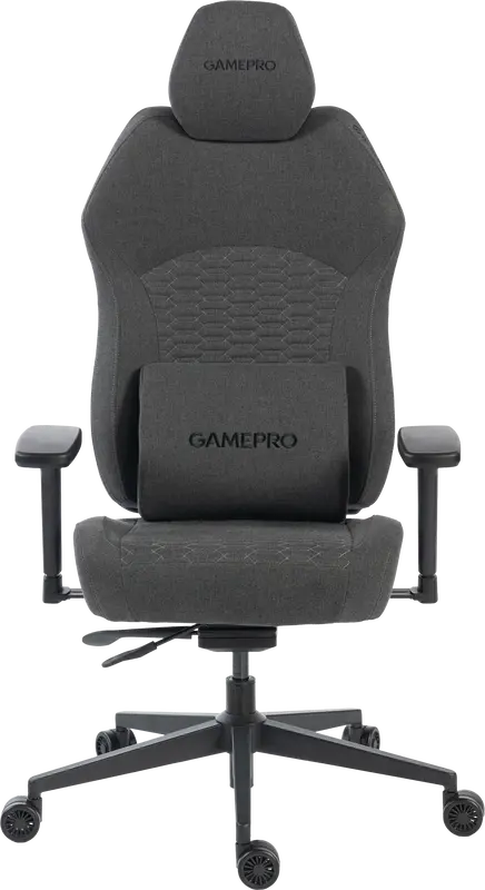 Крісло ігрове GamePro GC760DG Fabric Dark Gray - фото - №0