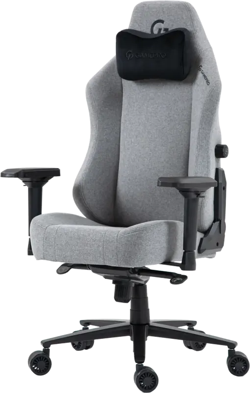 Крісло ігрове GamePro GC775DG Fabric Gray - фото - №7