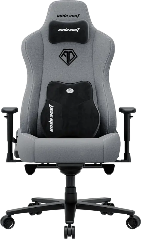 Крісло ігрове Anda Seat Novis Plus Fabric Grey Size XL - фото - №0