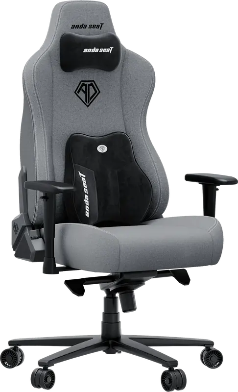 Крісло ігрове Anda Seat Novis Plus Fabric Grey Size XL - фото - №1