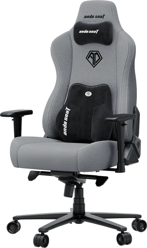 Крісло ігрове Anda Seat Novis Plus Fabric Grey Size XL - фото - №4