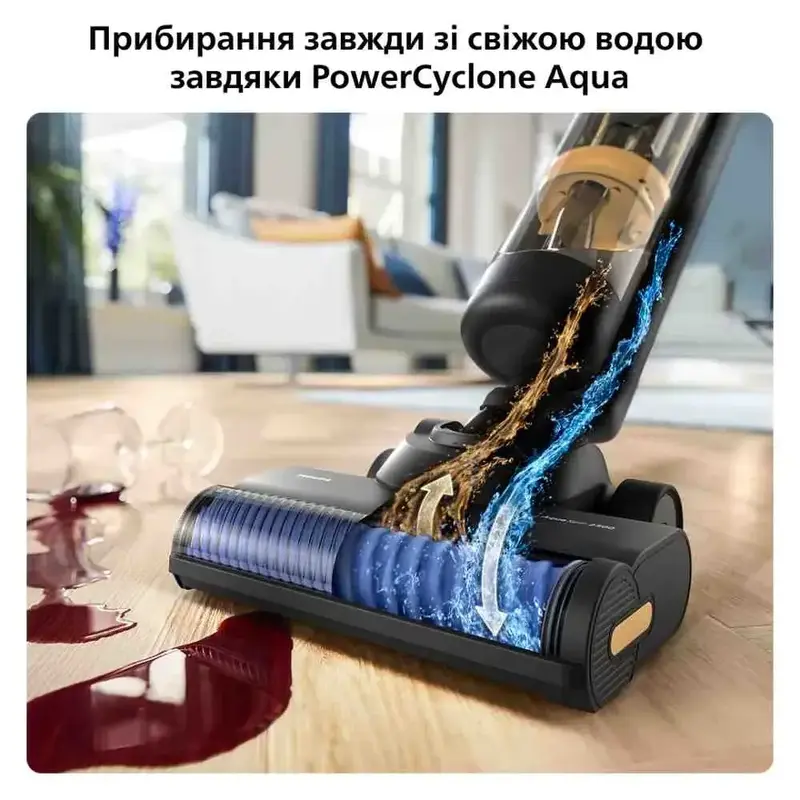 Аккумуляторный пылесос PHILIPS AquaTrio, 7000 Series XW7264/11 - фото - №17